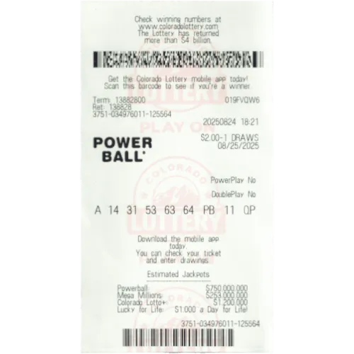 Powerball ticket Aug 25